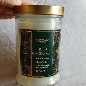 Tuscany Candle Iced Gingerbread Scented Candle 18oz